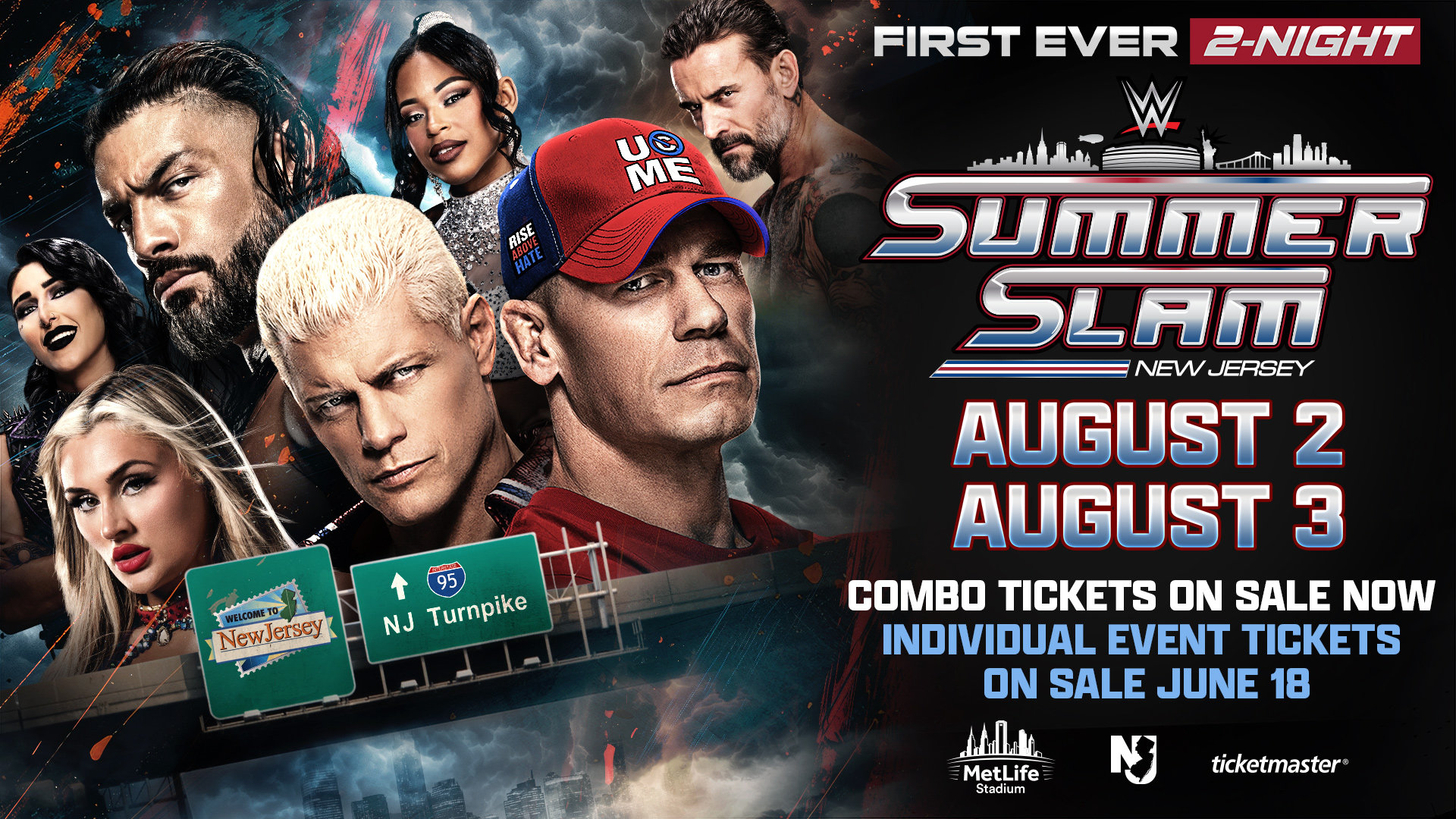 SummerSlam Individual Event Tickets On Sale Now WWE Summerslam individual event tickets on sale now wwe