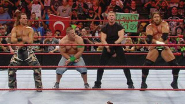John Cena Vs Triple H Vs Shawn Michaels Triple h, shawn michaels