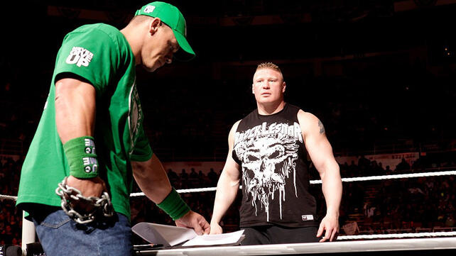  Powód nieobecności Johna Ceny na najbliższym RAW, Nowy WWE World Heavyweight Champion?, Informacje odnośnie Brocka Lesnara