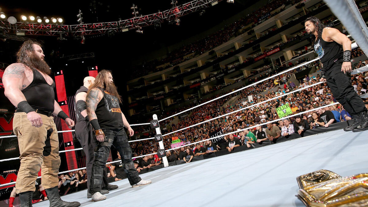 When The League closes in on Reigns, The Wyatt Family comes to help clean house.