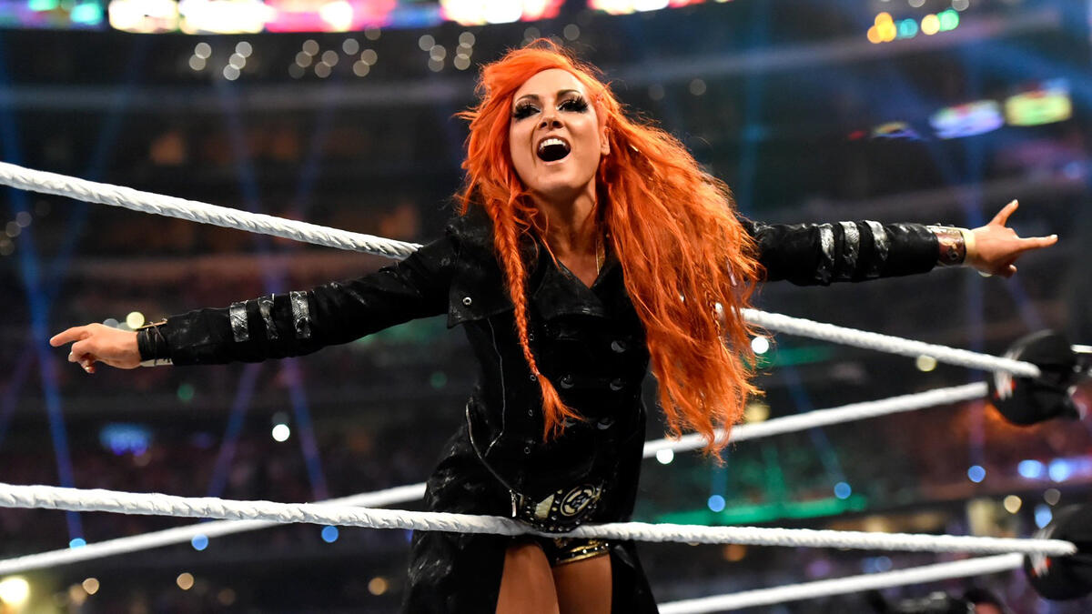 A steampunk-fitted Becky Lynch became the first Superstar to step into the squared circle.