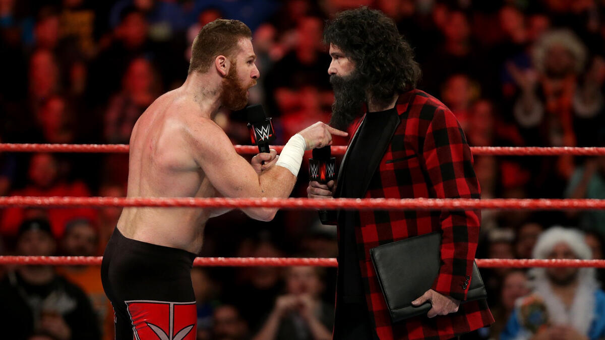 He demands Foley give him a match against Braun Strowman at Roadblock: End of the Line.