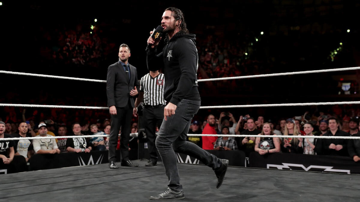 Seth Rollins crashed NXT TakeOver: San Antonio to call out Triple H.