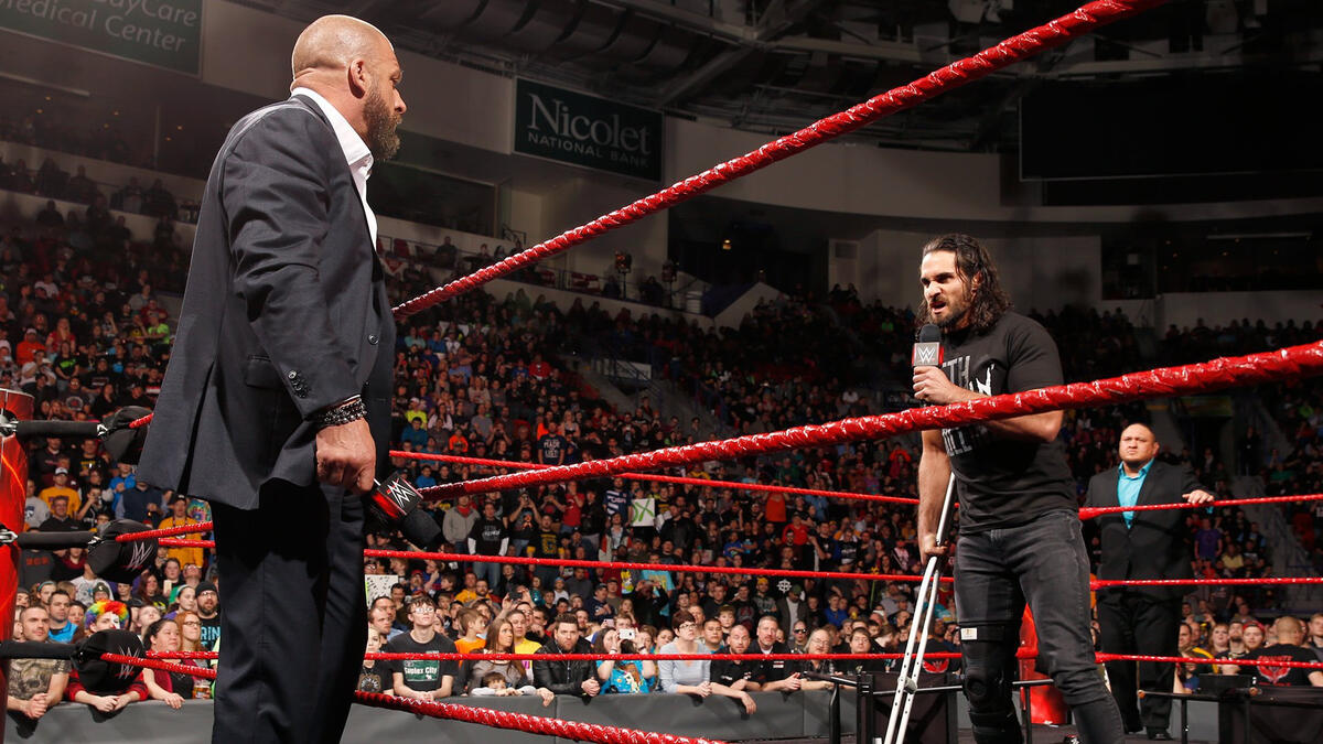 This set Rollins off, as The Architect insisted he would be at WrestleMania no matter what the doctors say.