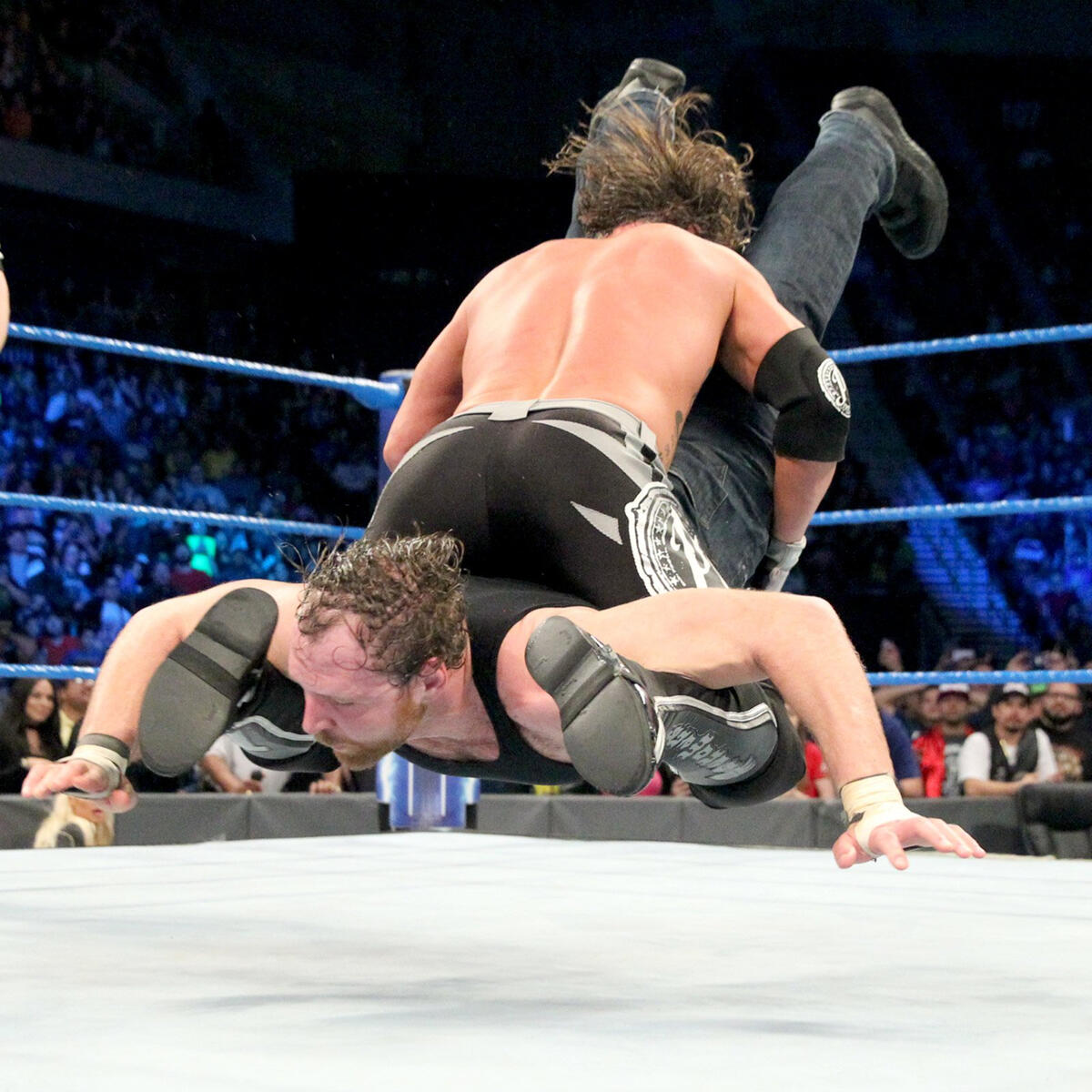 This allows Styles to capitalize with the Styles Clash on Ambrose for the win.