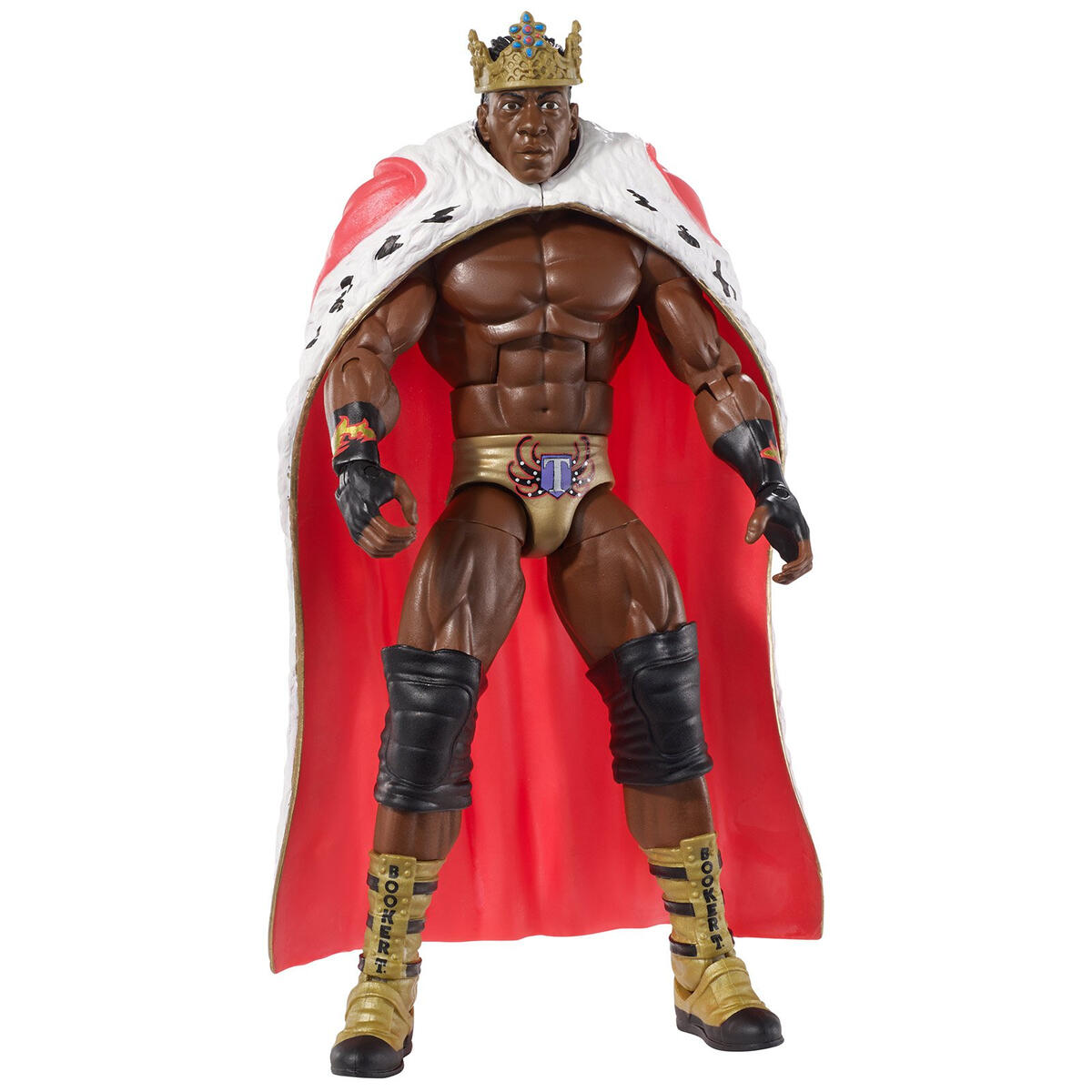 King Booker, with entrance cape, crown and scepter (WWE Hall of Fame Class of 2013)