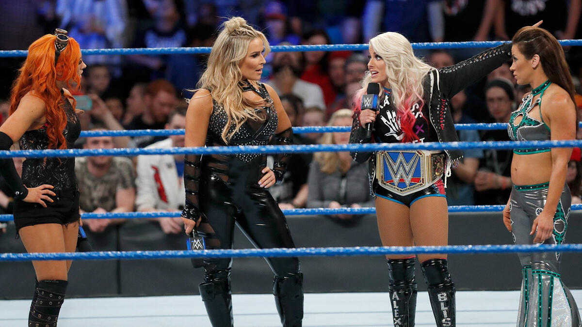 Bliss corrects Natalya and says she’s not getting a title opportunity at WrestleMania.