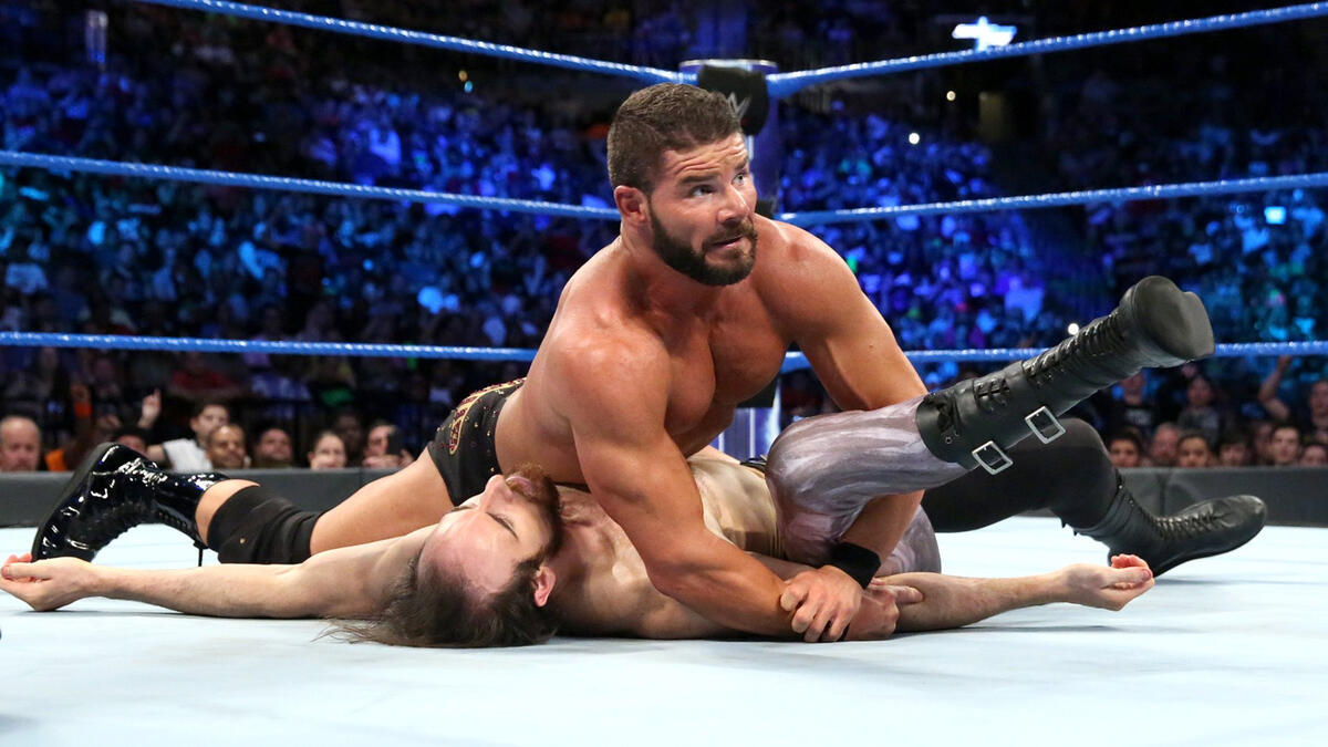 ... and defeats English in his SmackDown LIVE debut!