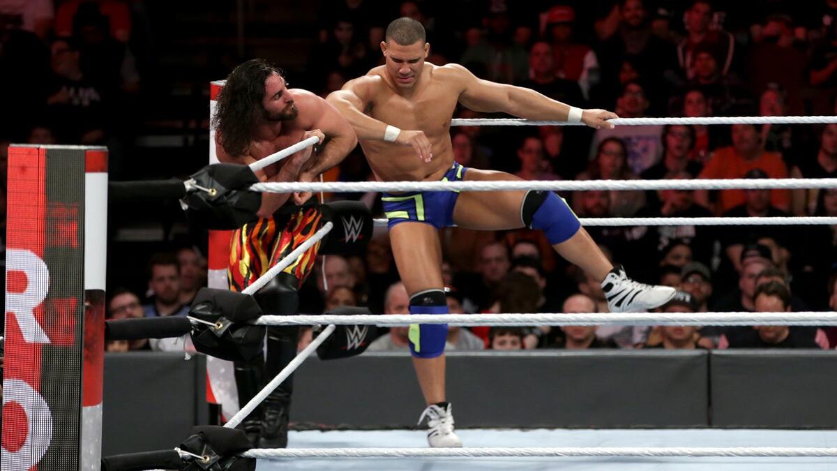 Jordan tags himself in, but is too stunned to compete.