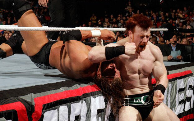 Sheamus expands his demonstration of pain outside the ring.