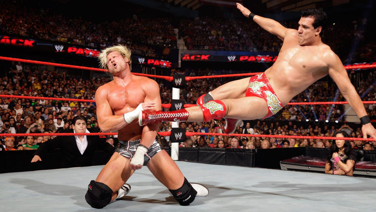 It soon becomes clear that Del Rio's strategy will be to target Ziggler's recent concussion.