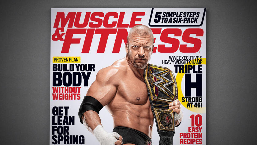 Triple H on the June cover of Muscle & Fitness (Photoshop level over 9000)  : r/SquaredCircle