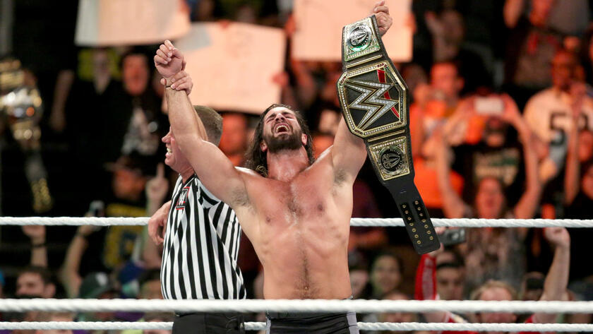 After two Pedigrees, Seth Rollins is once again WWE World Heavyweight Champion. But ...
