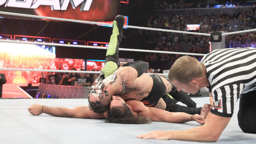 Bálor seals the win with a dropkick, stomp and Coup de Grace.