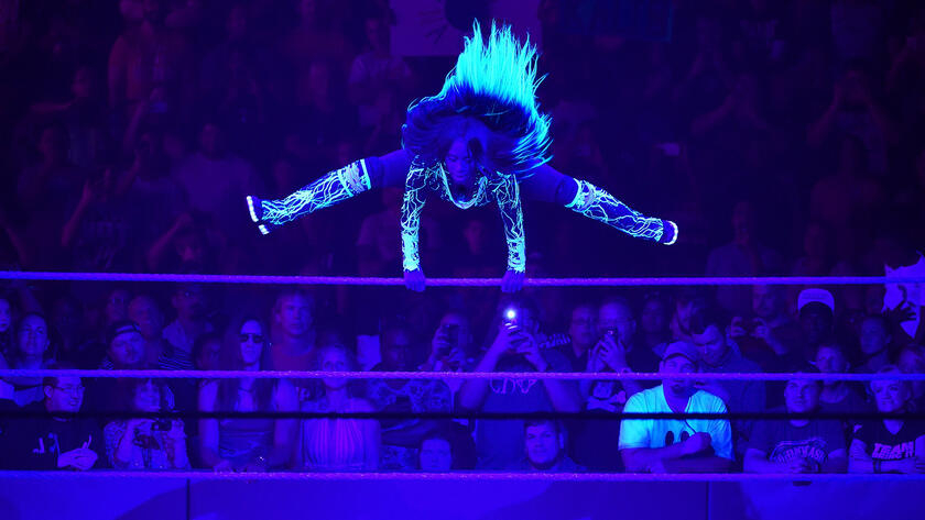 Naomi enters with a glowing entrance