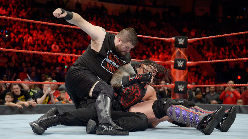 Owens interferes after Reigns spears Jericho, and Jeri-KO double-teams the U.S. Champion.