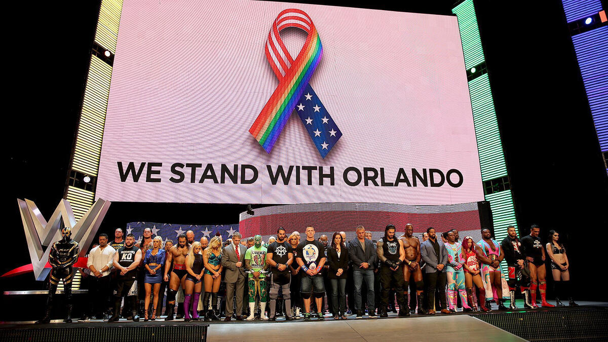 WWE stands with Orlando photos