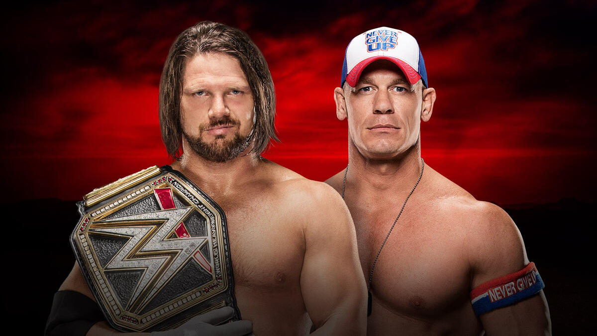 Image result for John Cena vs. AJ Styles Royal Rumble