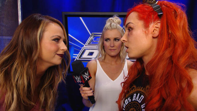 Emma interrupts Becky Lynch&#039;s interview: SmackDown, April 7 ...