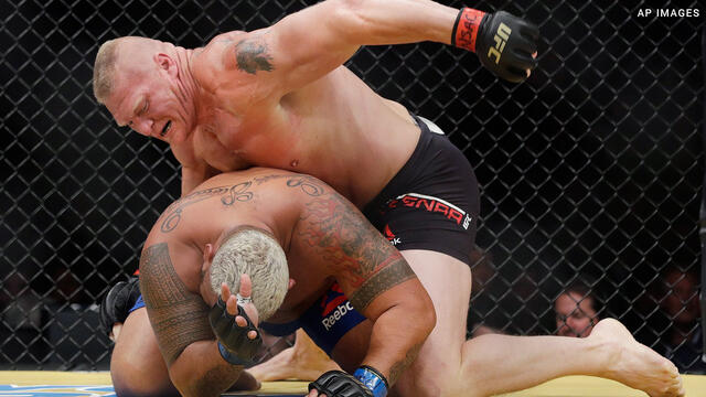Brock Lesnar defeats Mark Hunt at UFC 200: photos