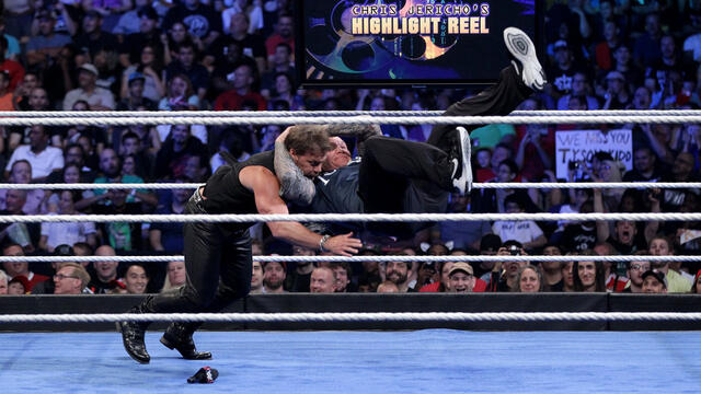 Randy Orton RKOs Chris Jericho on “The Highlight Reel”