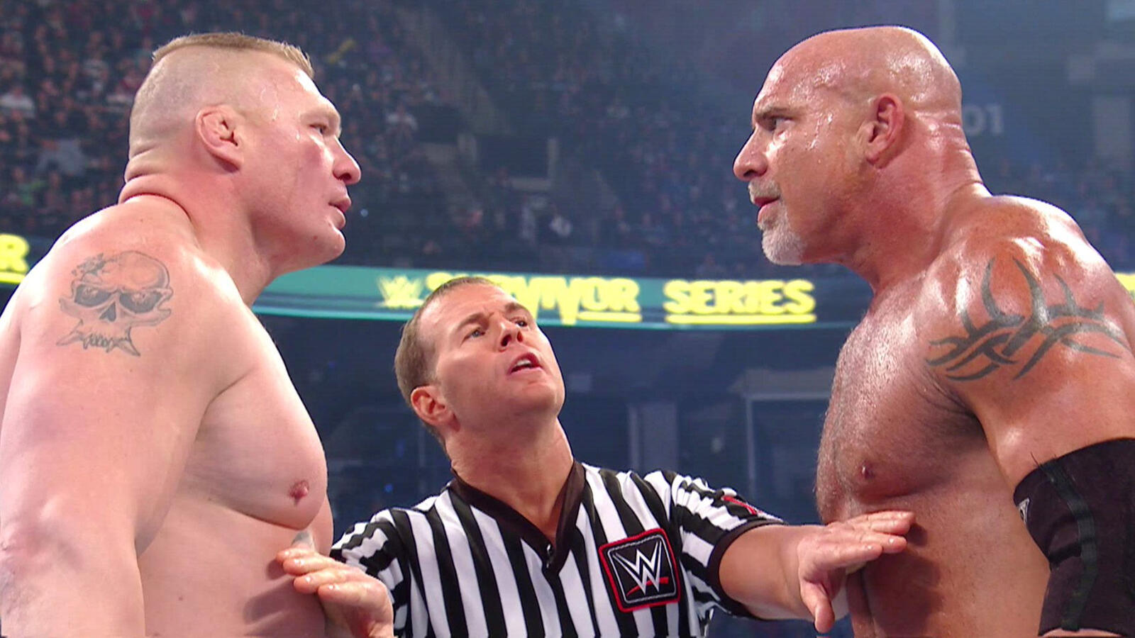 Possível motivo para a vitória dominante de Goldberg sobre Brock Lesnar