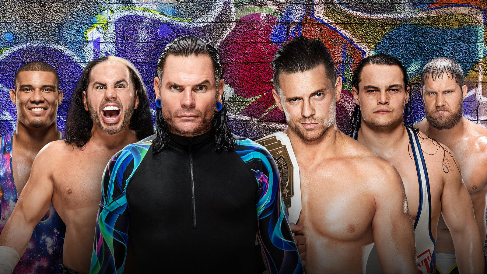Image result for The Hardy Boyz and Jason Jordan Vs. The Miz and The Miztourage Summerslam