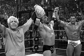 Triple H wins his tenth World Championship.