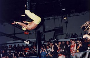 Rey Mysterio competes in ECW.