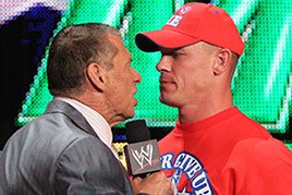 John Cena and Mr. McMahon