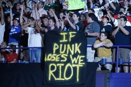 If Punk loses we riot