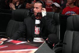 CM Punk on commentary