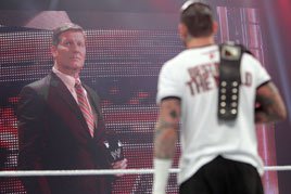 CM Punk drops "Office Space" reference on Laurinaitis