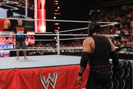 John Cena faces down Kane for the second time on Raw SuperShow, 12/19/11