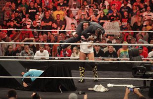 CM Punk ends his TLC contract signing with a bang on Raw SuperShow