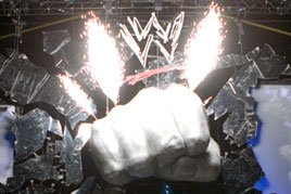 The classic SmackDown entrance set was used for nearly seven years.