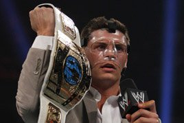 Cody Rhodes reveals the classic Intercontinental Championship belt.