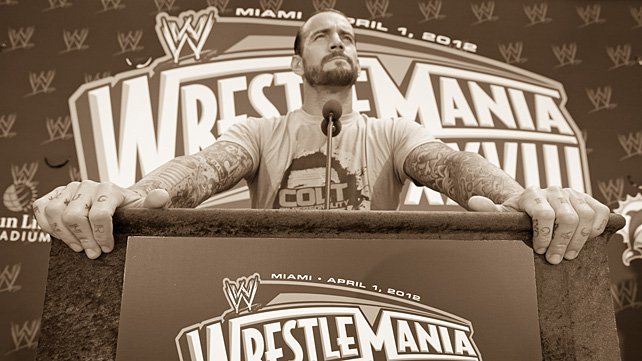 CM Punk at the WrestleMania press conference