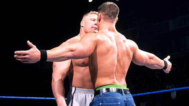 Brock and Cena face off in 2003