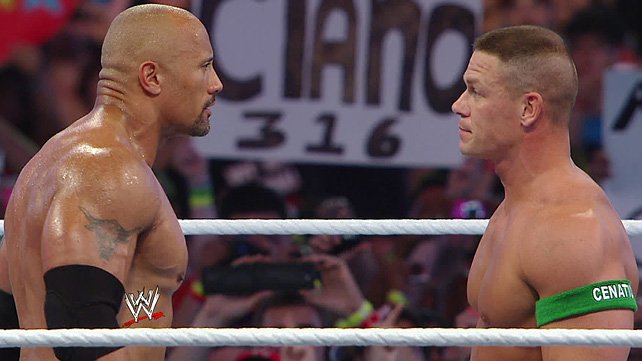 The Rock vs. John Cena