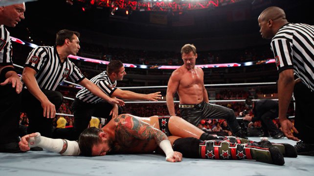 Chris Jericho attacks CM Punk