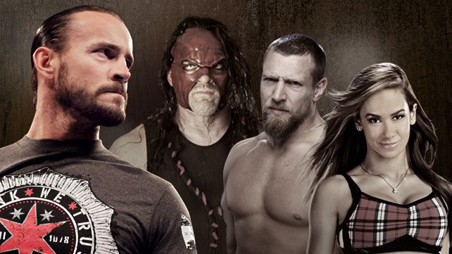 WWE.com asks, is Daniel Bryan, Kane, or AJ the biggest threat to CM Punk's WWE Title reign?