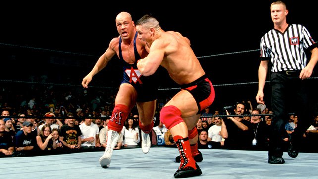 John Cena displays "ruthless aggression" during his impressive WWE debut.
