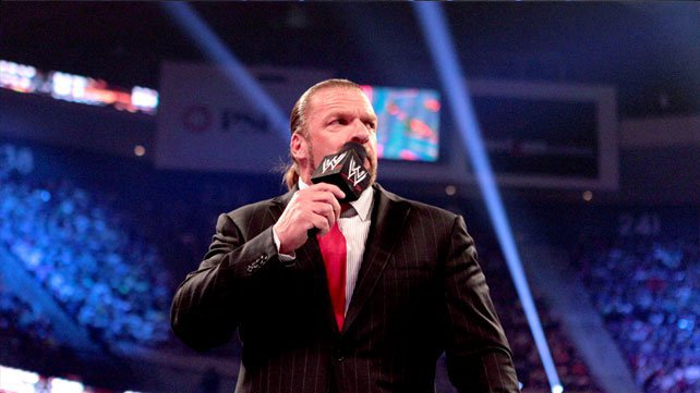 Na WWE No Way Out, Triple H desafiou Brock Lesnar para um combate no SummerSlam.