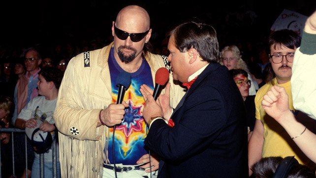 Jesse Ventura and Jim Ross announced for WCW for a time.