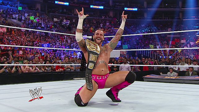 CM Punk wins at SummerSlam 2012