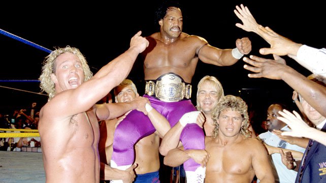 Ron Simmons became the first African American World Heavyweight Champion on Aug. 2, 1992.
