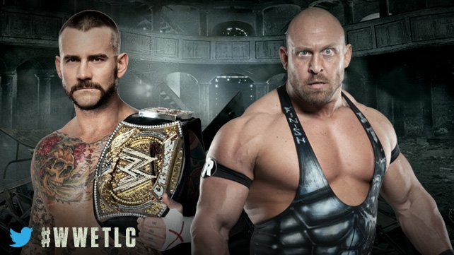 WWE Champion CM Punk will take on Ryback in a Tables, Ladders & Chairs Match Dec. 16.