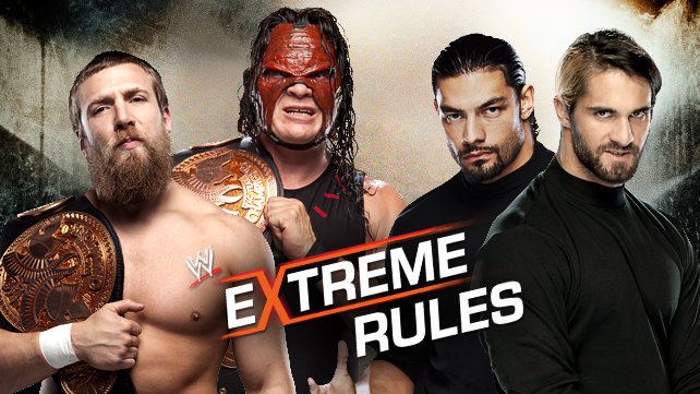 WWE Tag Team Championship Daniel Bryan & Kane assumir Reigns romanos do escudo e Seth Rollins