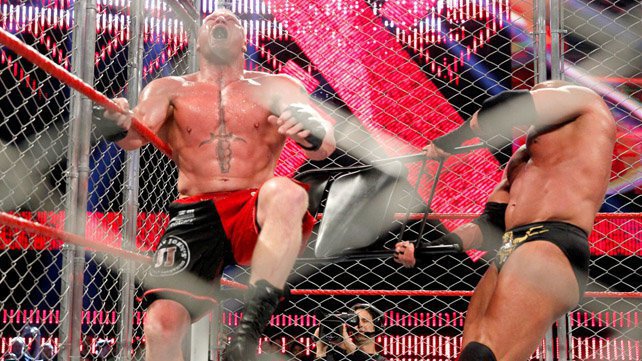 Brock Lesnar vs Triple H at Extreme Rules 2013